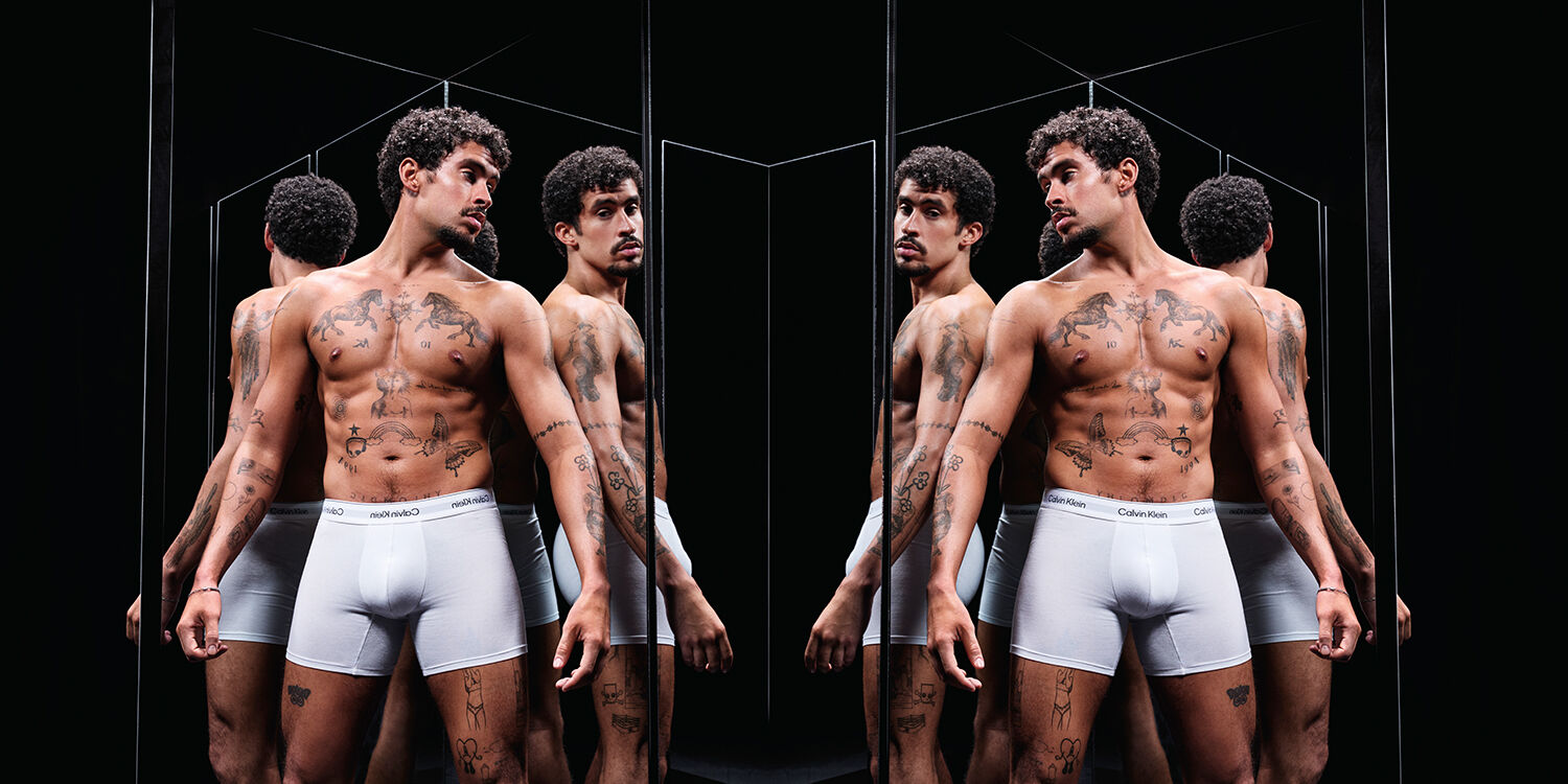 Bad Bunny in Calvin Klein