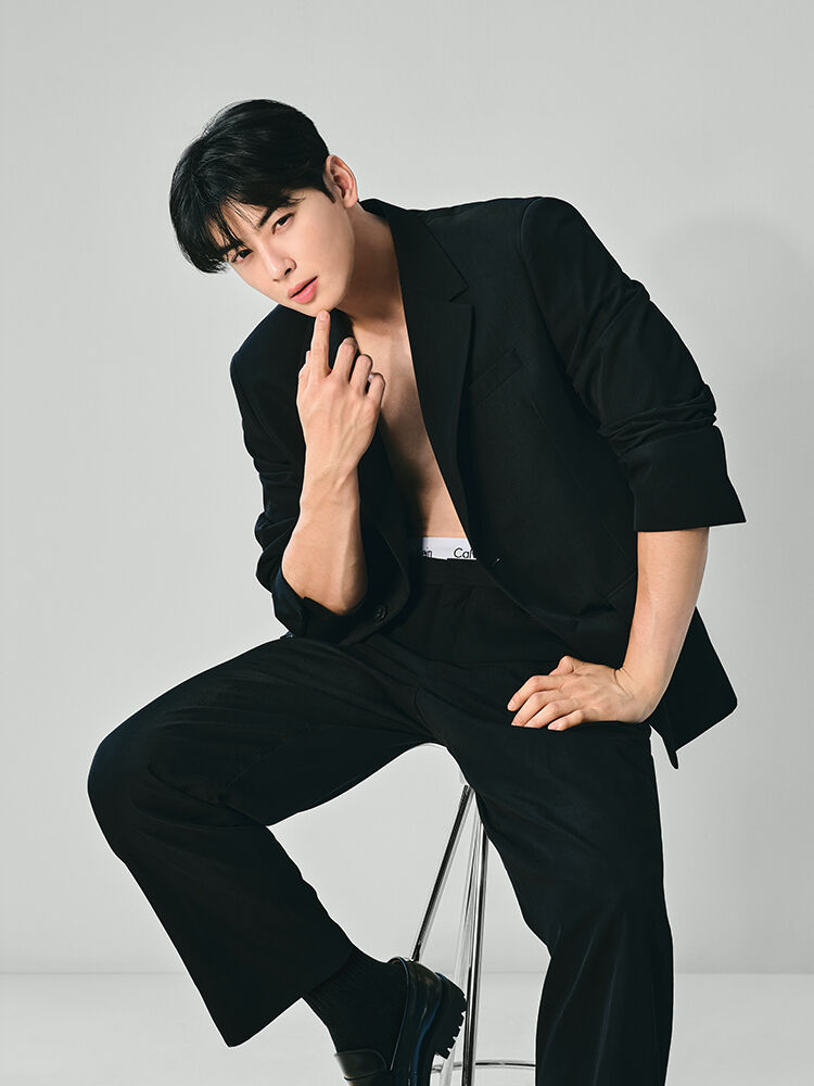 Calvin Klein featuring Cha Eun-woo in Men's Pants