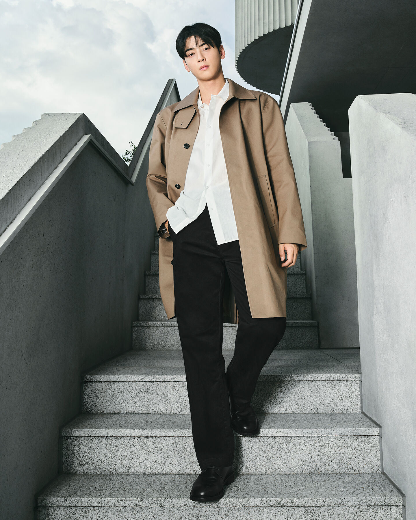 Calvin Klein featuring Cha Eun-woo in Men's Coats