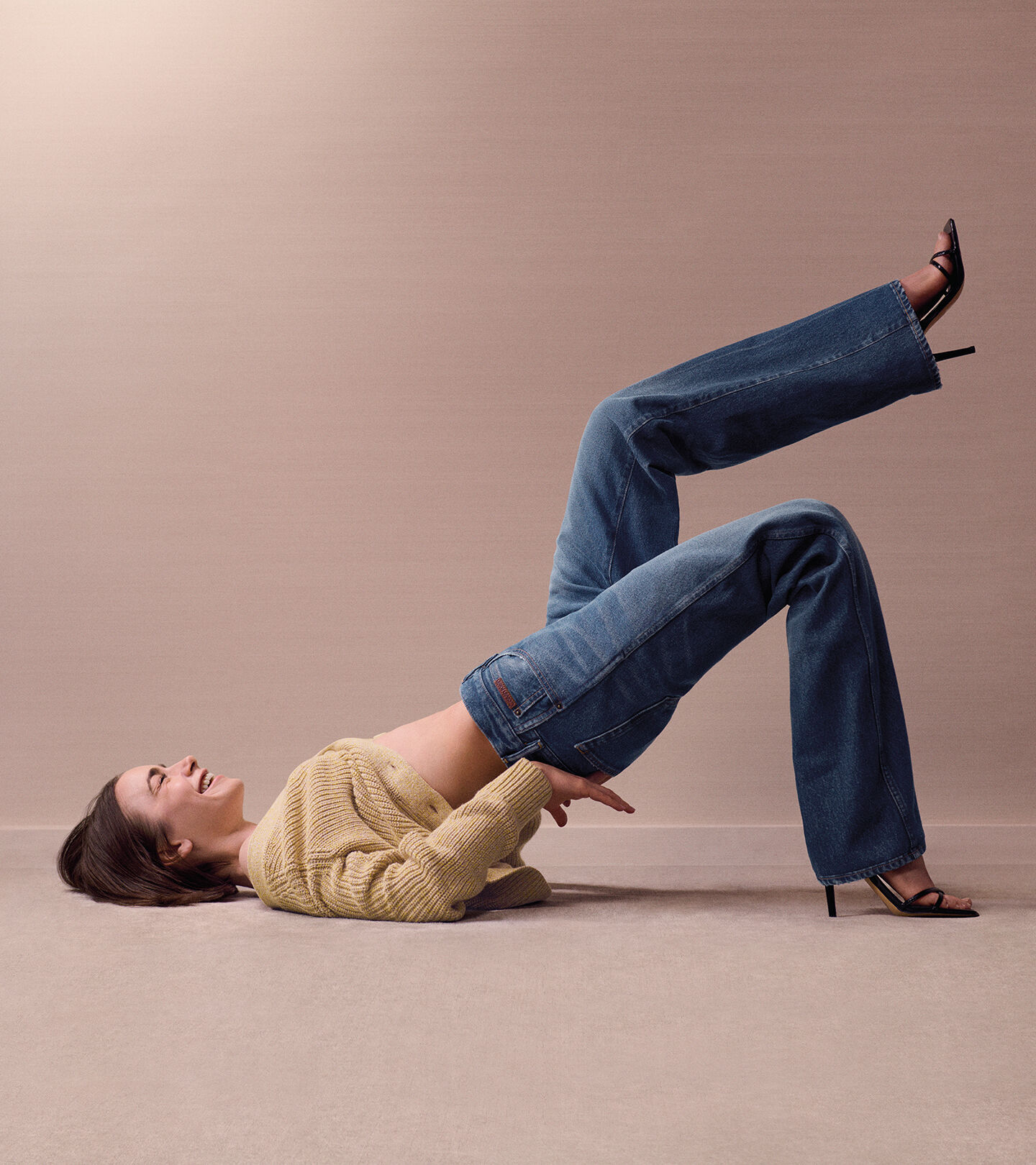 Calvin Klein featuring Lily Collins in Women's Denim
