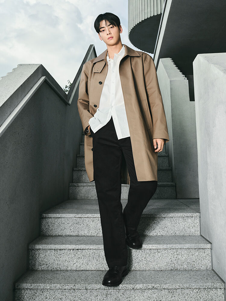 Calvin Klein featuring Cha Eun-woo in Men's Coats
