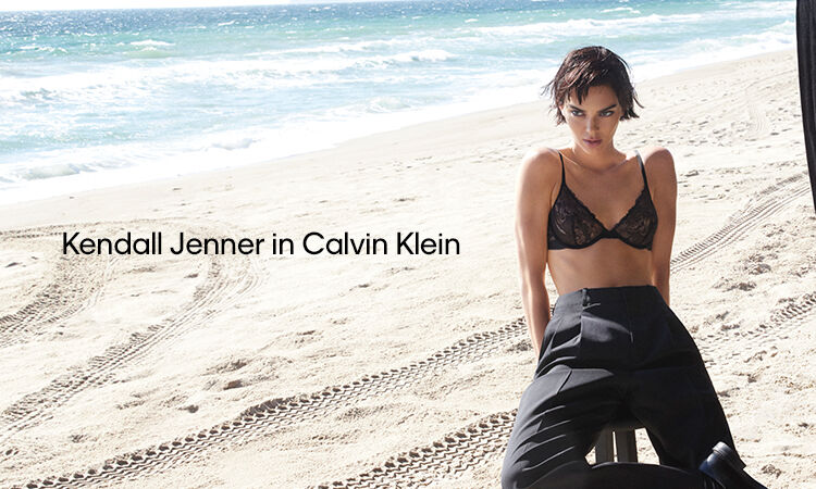Kendall Jenner in Calvin Klein