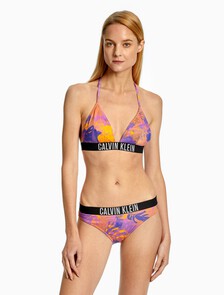 Intense Power Triangle Bikini Top, Tropical Leaf, hi-res