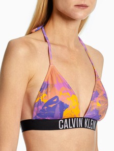 Intense Power Triangle Bikini Top, Tropical Leaf, hi-res