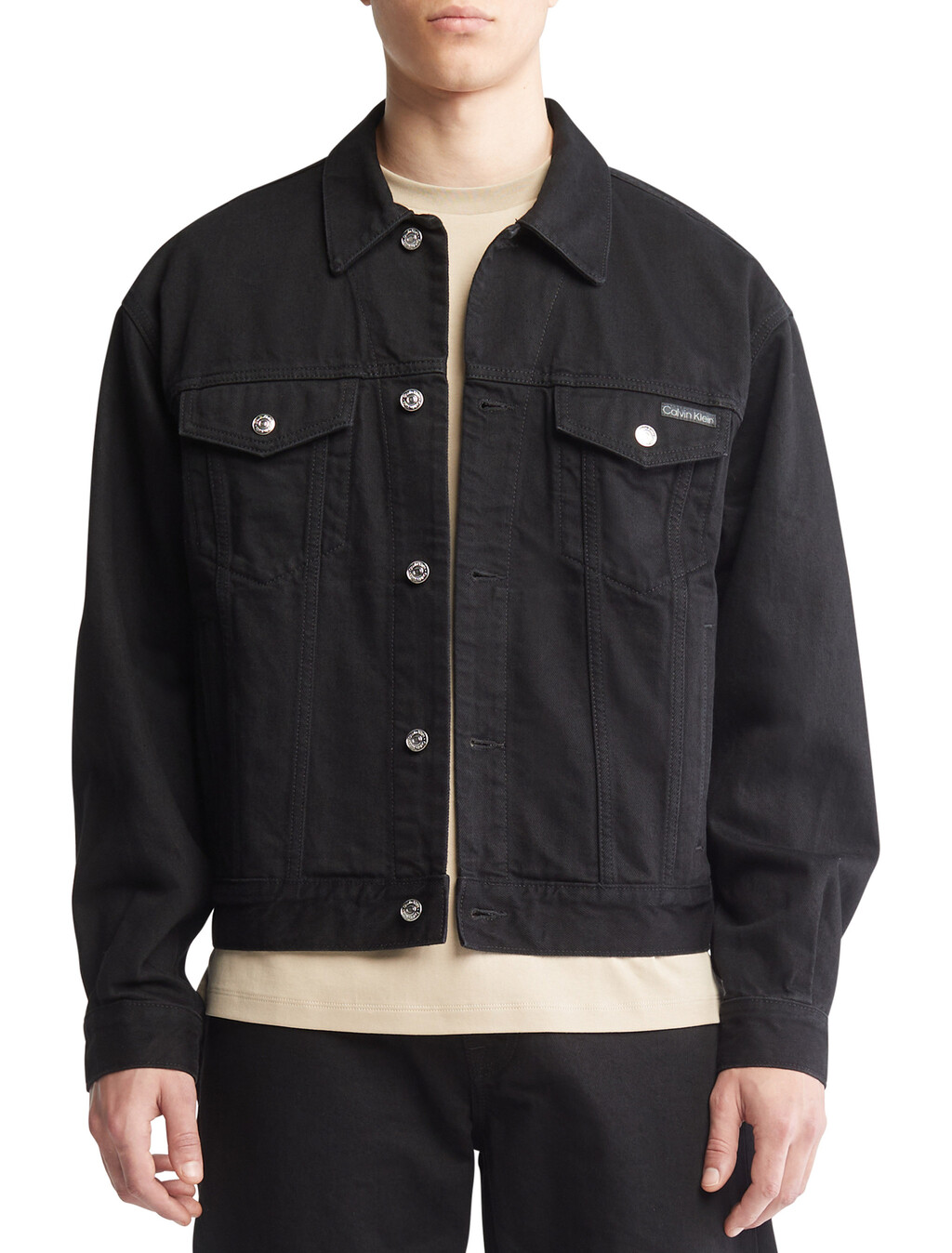 90's Denim Jacket, CK CLASSIC BLACK, hi-res