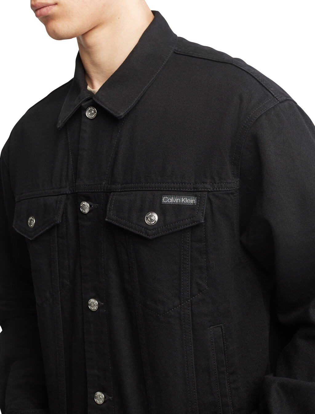 90's Denim Jacket, CK CLASSIC BLACK, hi-res