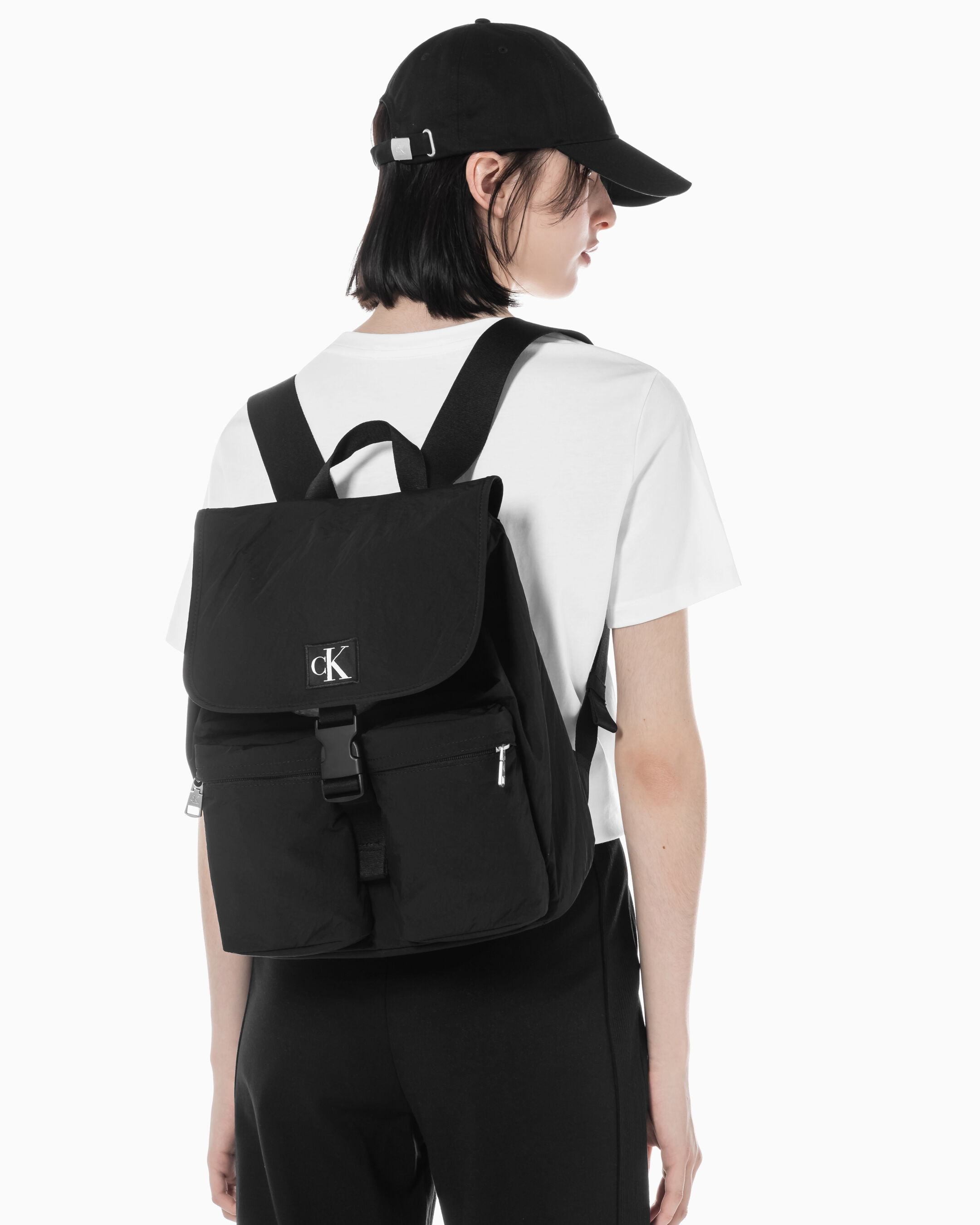 【 】CKJ CITY NYLON BACKPACK ★送料・関税込★ Calvin klein jeans City Nylon Campus Bp40 backpack Black
