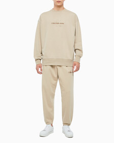 Buy 남성 모노로고 내츄럴 크루넥 in color BEIGE