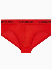 Buy 남성 마이크로 스트레치 3팩 힙 브리프 in color Black / Grey / Red