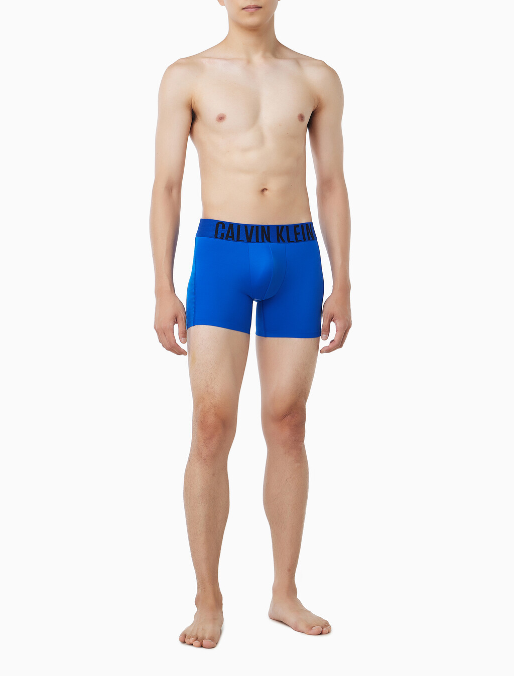 Buy 남성 인텐스 파워 메쉬 박서 브리프 in color blue