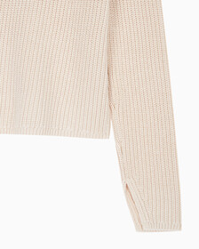 Buy 여성 롱슬리브 라운드넥 스웨터 in color Neutral Tan-231ABZ