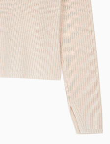 Buy 여성 롱슬리브 라운드넥 스웨터 in color NEUTRAL TAN