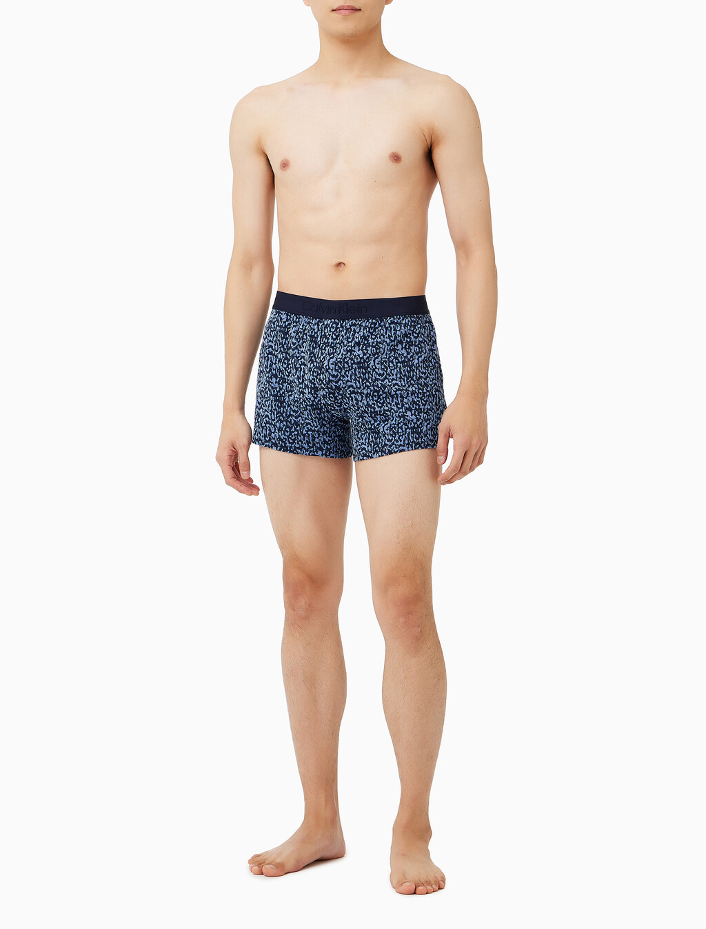 Buy 남성 울트라 소프트 모달 박서 in color Dark Navy Print