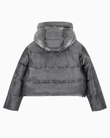 Buy 여성 리퀴드 메탈 푸퍼 in color METAL