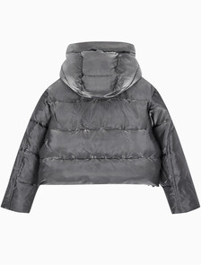Buy 여성 리퀴드 메탈 푸퍼 in color METAL