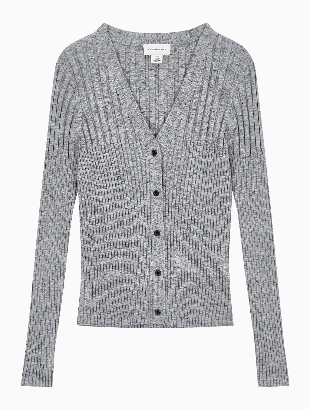 Buy 여성 립 가디건 in color Grey