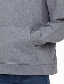 Buy 남성 릴렉스핏 스탠다드 로고 후드 티셔츠 in color MEDIUM GREY HEATHER