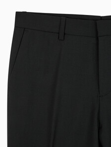 Buy 남성 울 슬림 트라우저 팬츠 in color BLACK BEAUTY