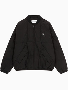 Buy 남성 울트라 라이트 다운 봄버 자켓 in color CK BLACK