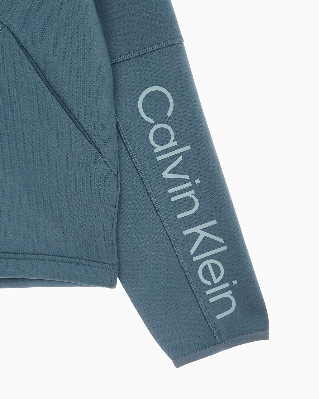 Buy 남성 릴렉스핏 풀집업 후디 in color OCEAN TEAL/ BLK