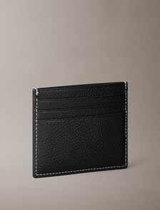 Buy 남성 볼드 페블 카드 케이스 in color BLACK