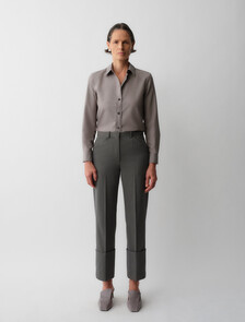 Buy EVA WOMENS TROUSERS in color CHARCOAL