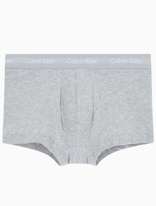 Buy 남성 EU 코튼 스트레치 3PK 로우 라이즈 드로즈 3PK in color GREY HEATHER/CLASSIC WHITE/PALACE BLUE