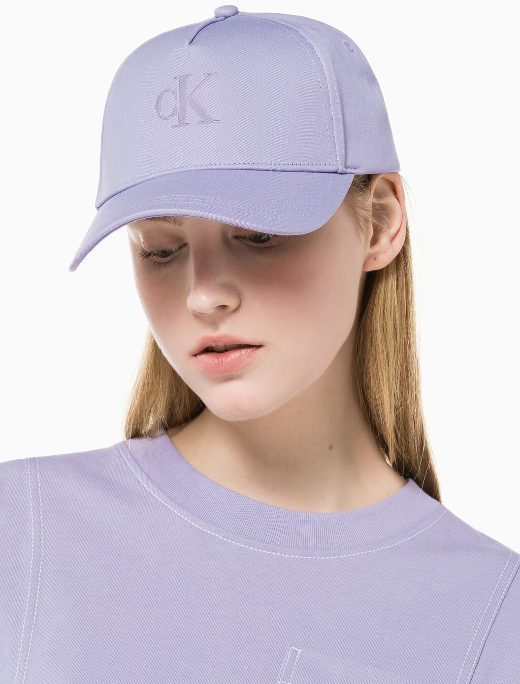 Buy 여성 CKJ 아카이브 볼캡 in color LAVENDER