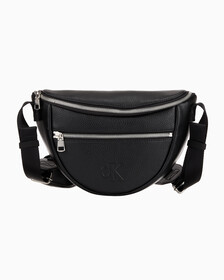 Buy 여성  CKJ 커넥티드 라운드 숄더백 in color BLACK