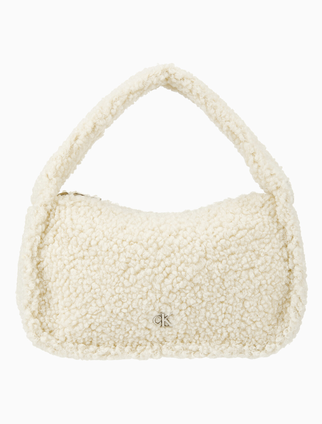 Buy 여성 CKJ 블락 쉐르파 미니백 in color IVORY
