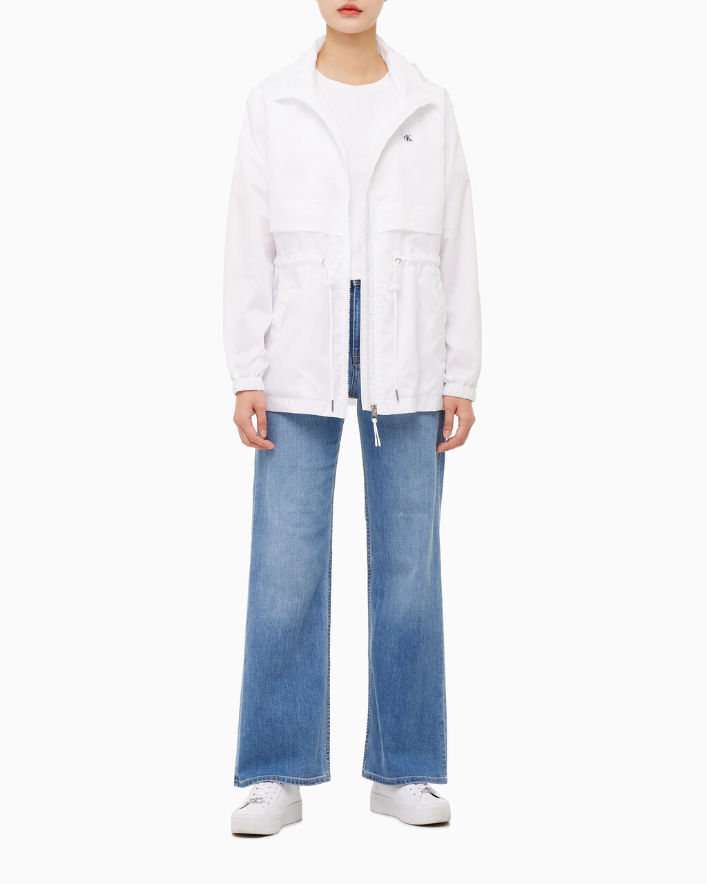 Buy 여성 집업 후디 자켓 in color BRIGHT WHITE