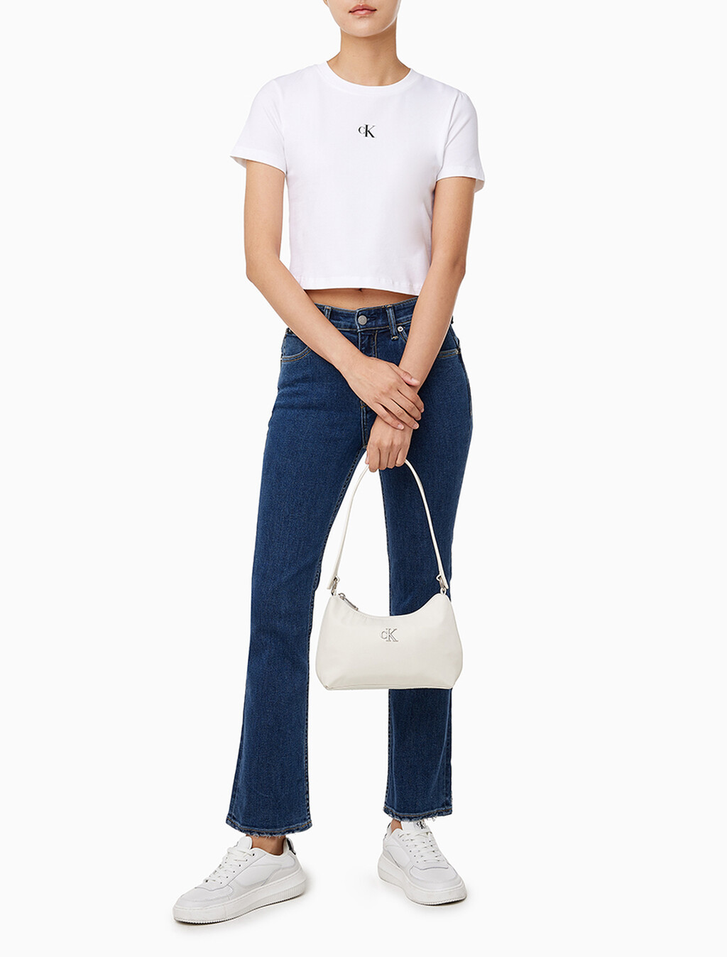 Buy 여성 CKJ 슬릭 숄더 백 in color TOFU