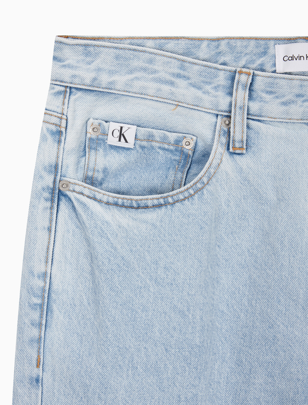 Buy 남성 90's 스트레이트핏 라이트블루 데님 in color CHALKY BLUE