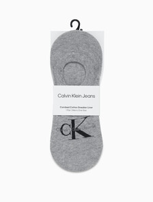 Buy 남성 콤드 코튼 스니커 라이너 삭스 (블랙 1 PAIR) in color GREY HTR