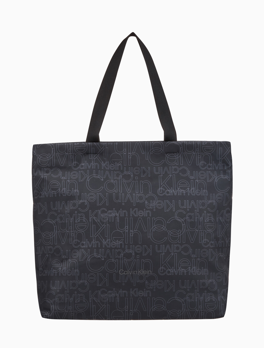 Buy 남녀공용 CK 쇼퍼 토트백 in color BLACK AOP/BLACK