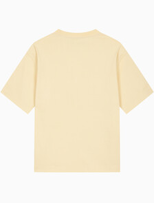 Buy 남성 릴렉스핏 탑스티치 패치 로고 반팔 티셔츠 in color SUNLIGHT