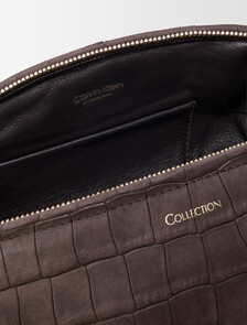 Buy SMALL SOFT ZIPPED POUCH in color Cocoa