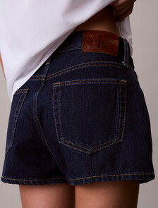 Buy 여성 미니 데님 쇼츠 in color Dark Blue