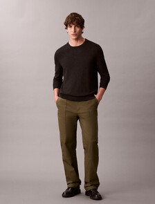 Buy 남성 90S 스트레이트핏 코튼 워크웨어 팬츠 in color Khaki