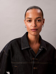 Buy 여성 린스 데님 자켓 in color TENCEL RINSE BLUE