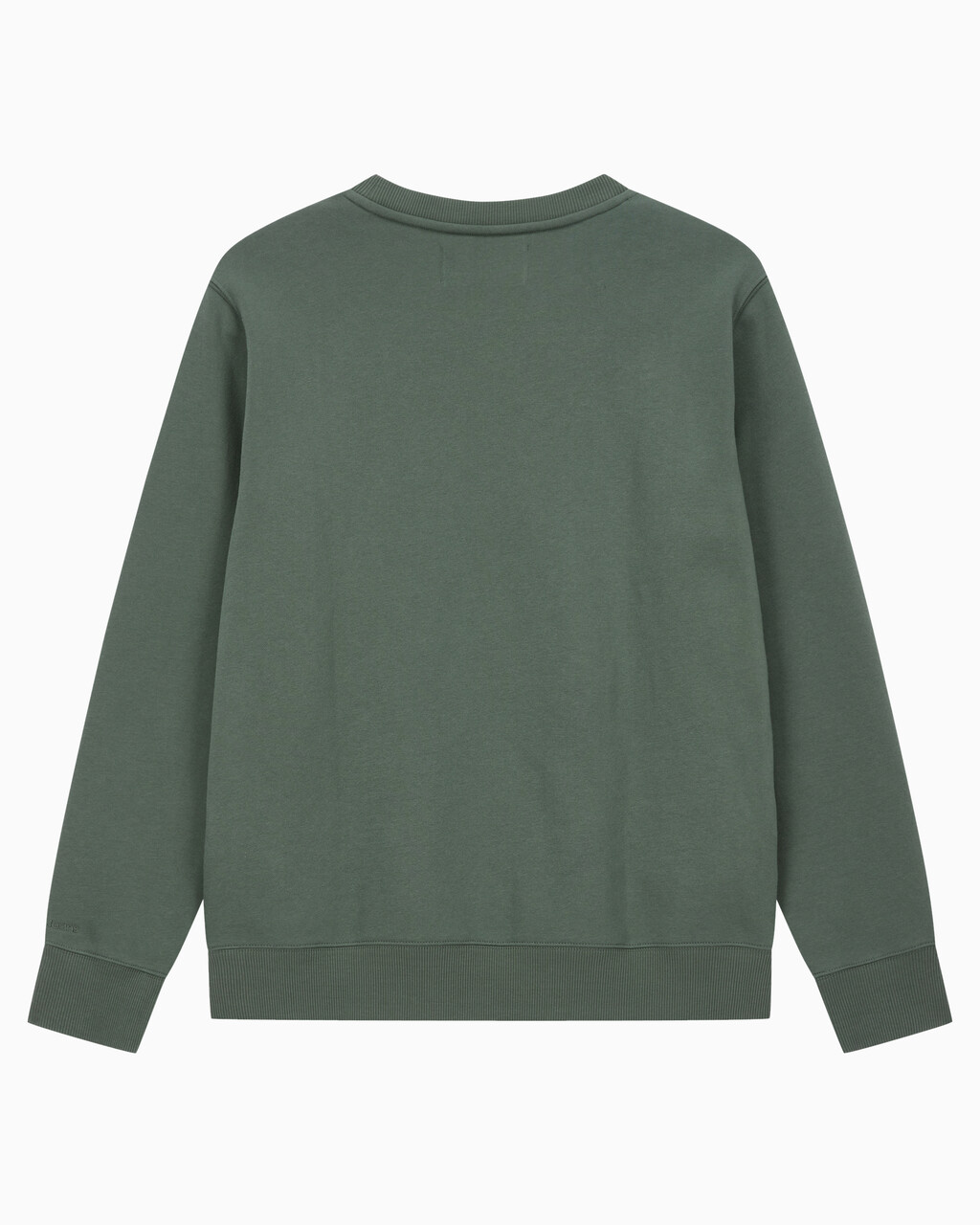 Buy 남성 레귤러핏 CK 뱃지 로고 기모 스웨트셔츠 in color KHAKI