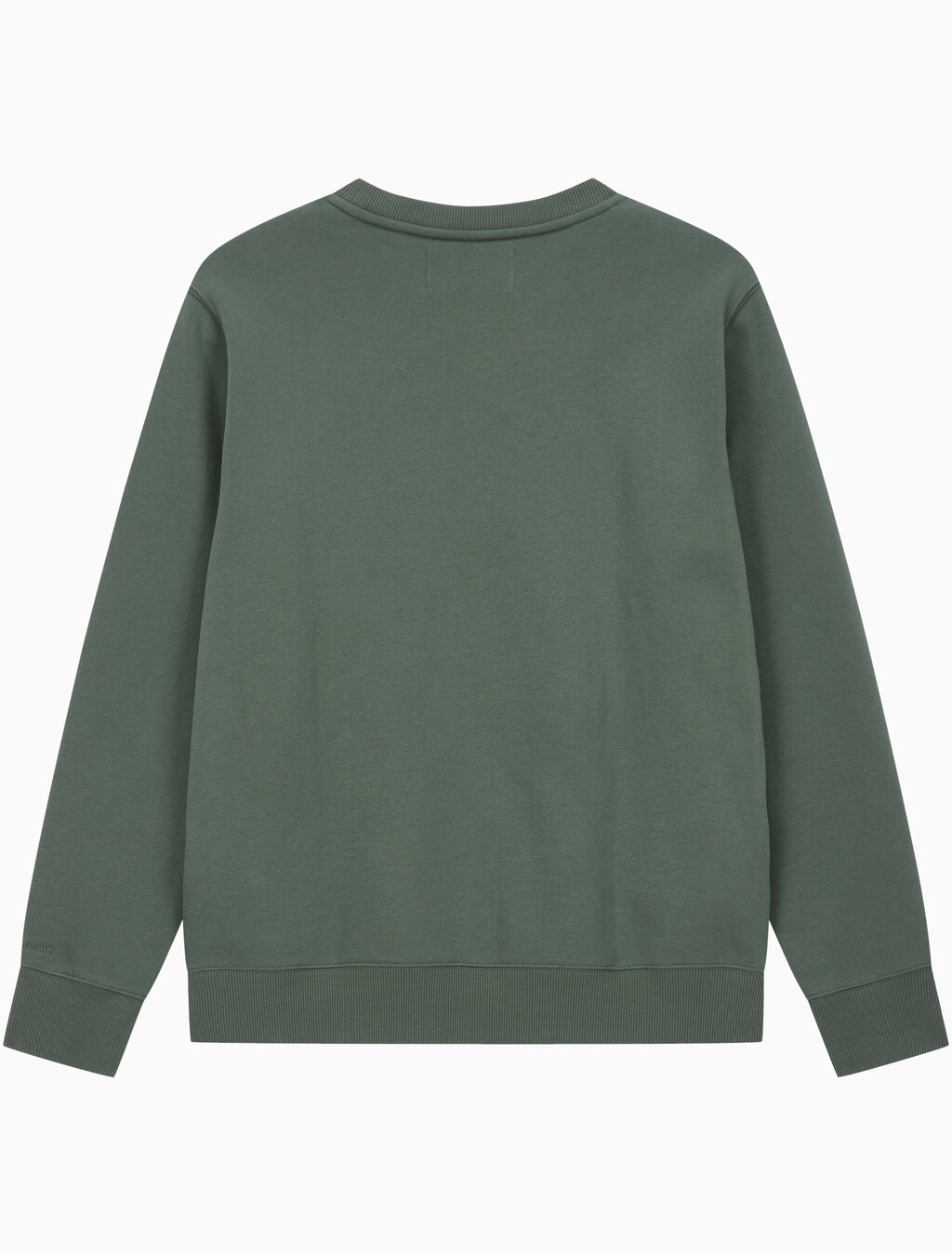 Buy 남성 레귤러핏 CK 뱃지 로고 기모 스웨트셔츠 in color KHAKI