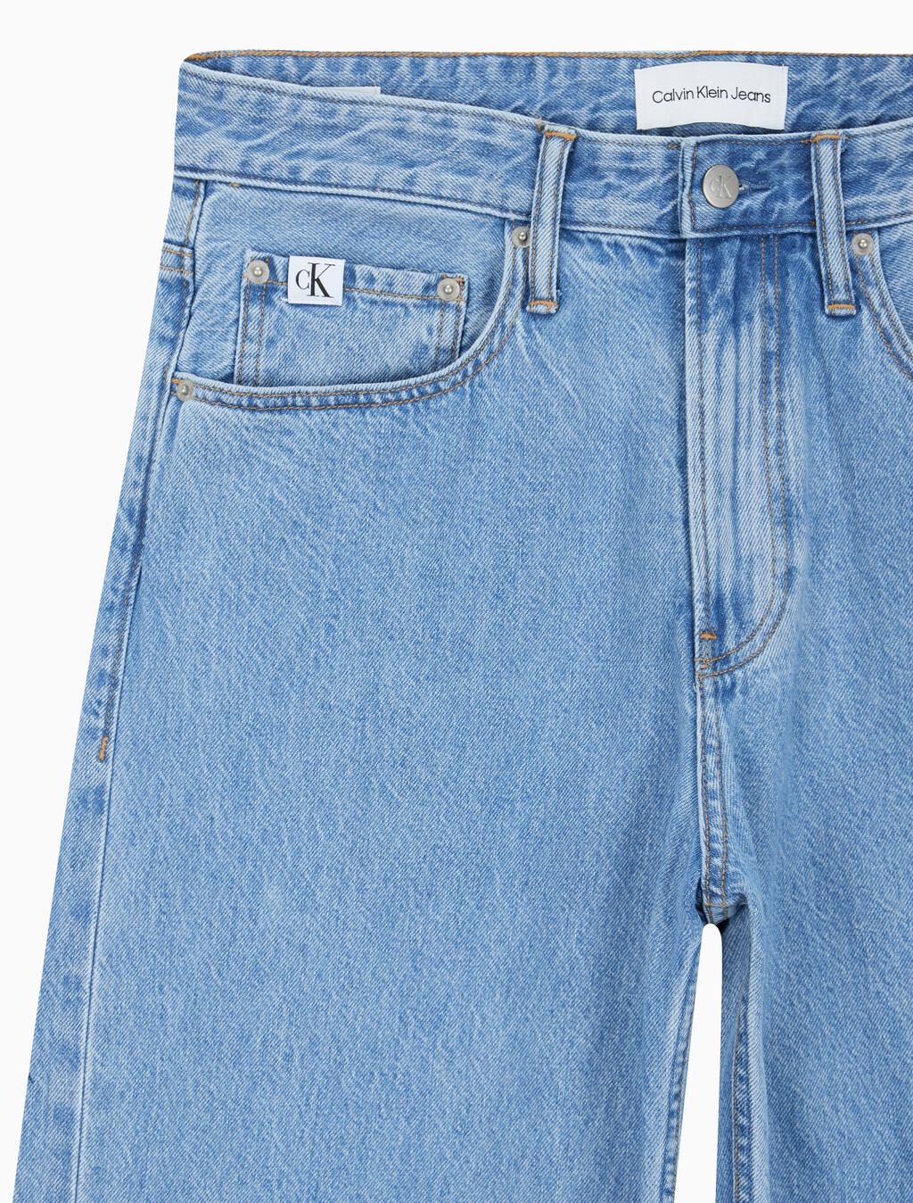Buy 남성 90's 루즈핏 라이트블루 데님 in color CHALKY BLUE