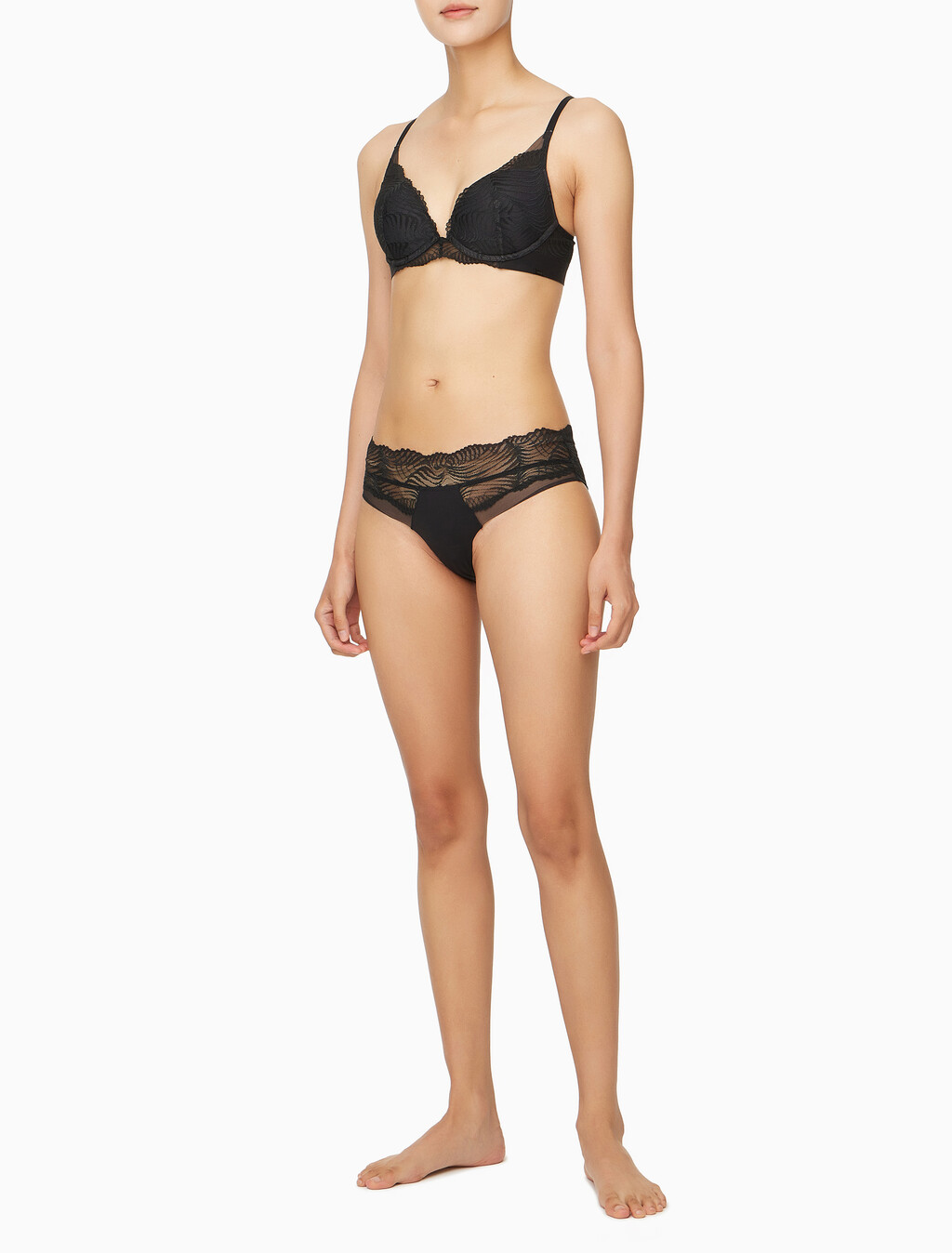 Buy 여성 CK 블랙 지오 레이스 AF 힙스터 in color BLACK