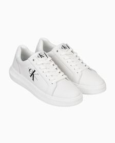 Buy 남성 말모 스니커즈 YM00681 in color WHITE/CORAL ORANGE