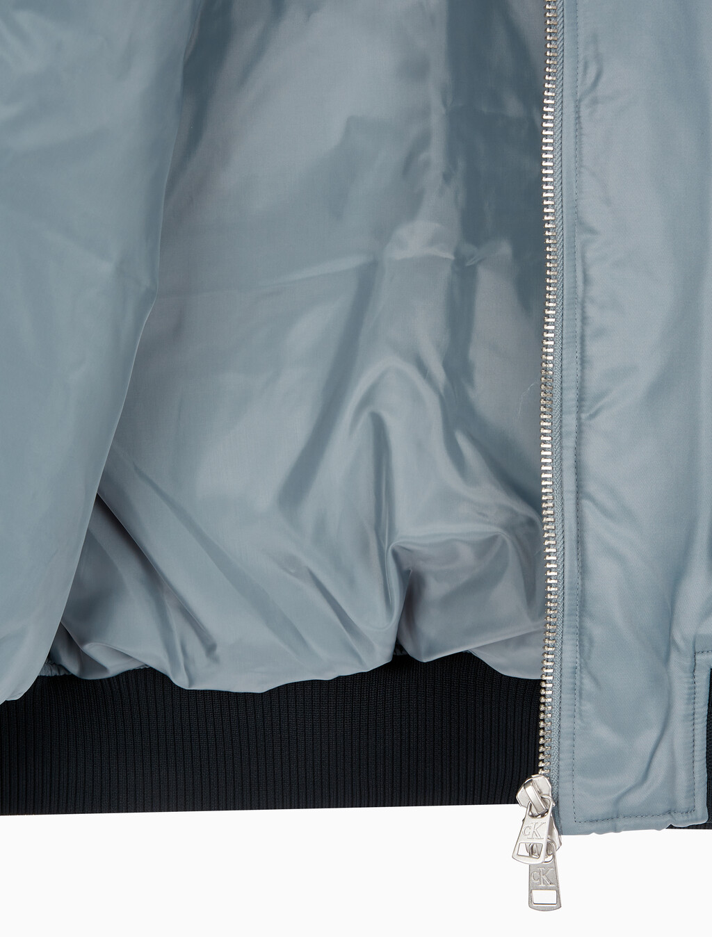 Buy 남성 후디 보머 다운 자켓 in color GREY