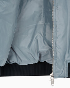 Buy 남성 후디 보머 다운 자켓 in color GREY