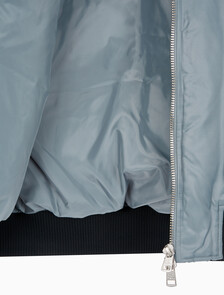 Buy 남성 후디 보머 다운 자켓 in color GREY