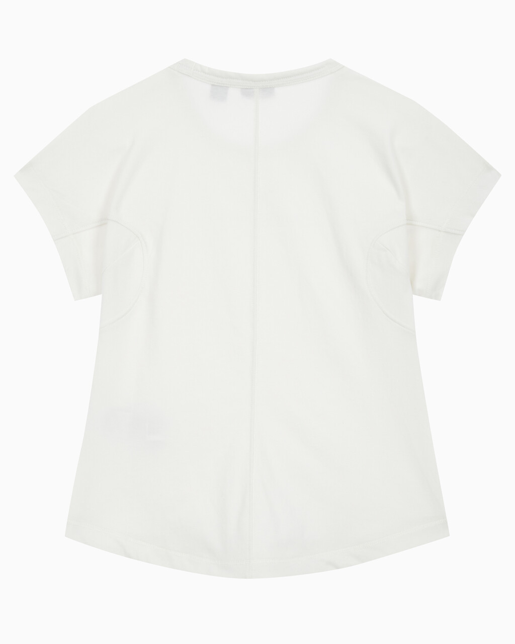 Buy 여성 슬림핏 숏 슬리브 티셔츠 in color WHITE