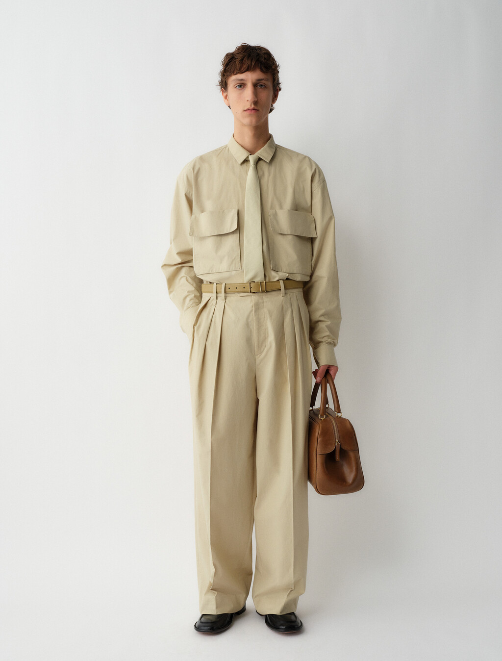 Buy BAXTER MENS TROUSERS in color EUCALYPTUS